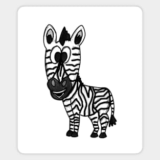 Doodle Zebra Magnet